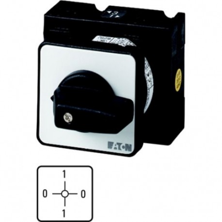 T0-2-15042/E 086304 EATON ELECTRIC ON-OFF switches, Contacts: 4, 20 A, front plate: 0-1-0-1, 90 °, maintaine..