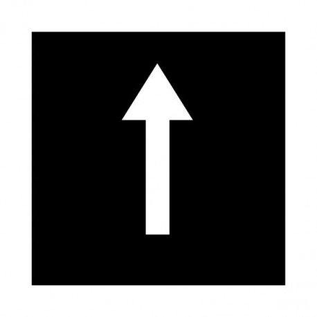32TQ25 091618 EATON ELECTRIC Placa indicadora Inscripción: Símbolo "Flecha" Negra Para RMQ16 25x25