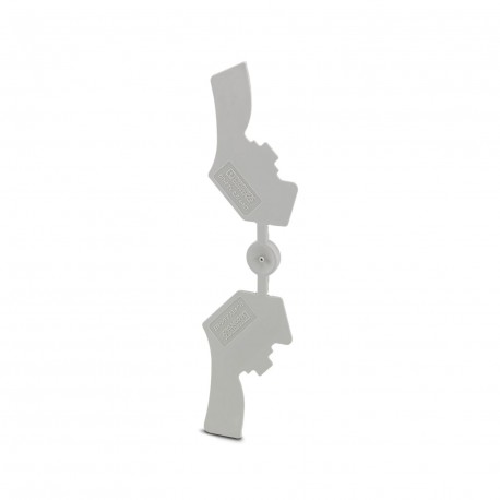DS-PTV 2,5/4 1083618 PHOENIX CONTACT Tappo finale per il segmento, lunghezza: 33,1 mm, larghezza: 0,8 mm, al..