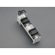 32434 WOEHNER EQUES 60Classic 32A adapter, 45 x 200 mm, 2 guides