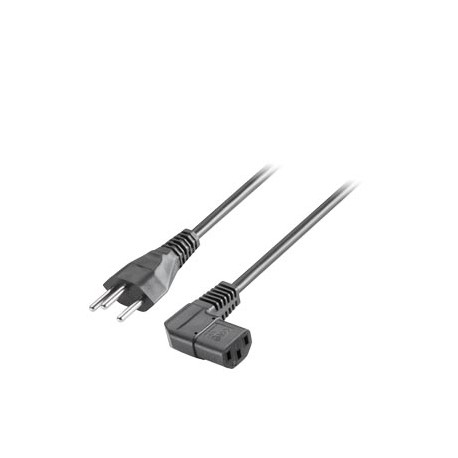 6ES7900-1CA00-0XA0 SIEMENS cabo com conector IEC, Suíça 230 V AC, angular, para IPC e fontes de alimentação,..