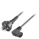 6ES7900-1FA00-0XA0 SIEMENS cabo com conector IEC, China, 230 V AC, angular, para IPC e fontes de alimentação..