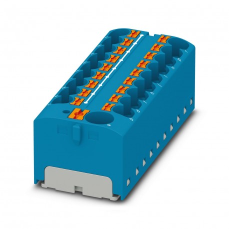 PTFIX 10/18X4 BU 3273902 PHOENIX CONTACT Block for distribution, rated voltage: 450 V, nominal current: 32 A..