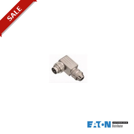 SWD4-SM8-67W 116036 EATON ELECTRIC Plug-in connection, SmartWire-DT, for round cable, plug, 90° angled, 8-Po..