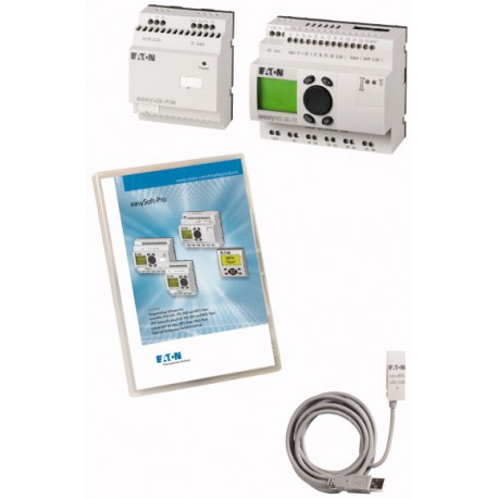 EASY-BOX-822-DC-USB 116561 EATON ELECTRIC Starter kit, EASY822-DC-TC, EASY400-POW, EASY800-USB-CAB e easySof..