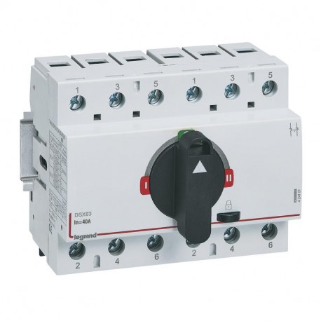 424101 LEGRAND DSX TSE COMMUTATEUR DIN 3P 40A