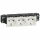077403 LEGRAND MO-BASE 3X2P+T AUT. DLP BL