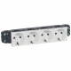 077404 LEGRAND MO-SOCKET 4X2P+T SCHUKO DLP