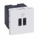 077631L LEGRAND MO-2USB C+C 2M 30W BL