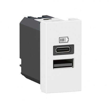 077670L LEGRAND MO-2USB A+C 1M 15W BL