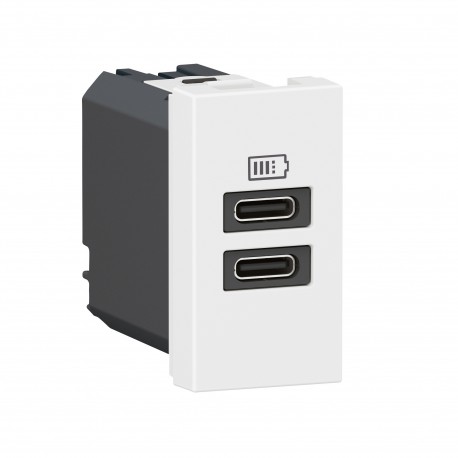 077680L LEGRAND MO-2USB C+C 1M 15W BL