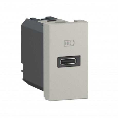 077691L LEGRAND MO-USB C 1М 20 Вт АЛЮМИНЬ
