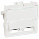 076502 LEGRAND MOSAICO RJ45X2 C5 UTP 2M 45D