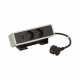 655130AB LEGRAND IN-ONDESK 2X2P+T+USB AC 15W AL