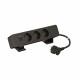 655131BK LEGRAND IN-ONDESK 3X2P+T+USB AC 15 Вт NG