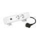 655135WH LEGRAND IN-ONDESK 2X2P+T+USB DC 63 Вт BL