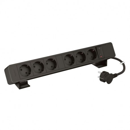 655138BK LEGRAND EN-ONDESK 6X2P+T+INTERR NG 2M