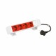 655139WH LEGRAND SUR BUREAU 4X2P+T ROJ+INT BL 2M