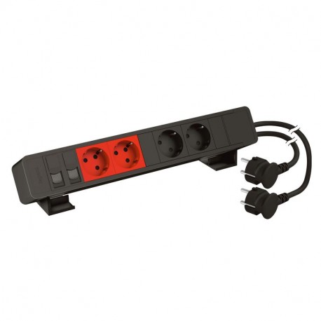 655140BK LEGRAND IN-ONDESK 2TO NG+2TO ROJ+2RJ N