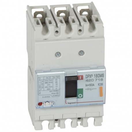 420716 LEGRAND DPX³ 160 SM 3P 50A 25KA