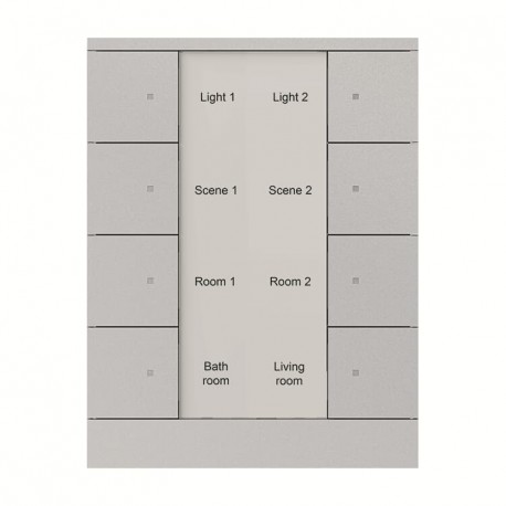 2CKA006330A0074 SB/U8.0.1-83 NIESSEN Pulsador Tenton, 8 canales, AL