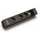 2CLA242300T1101 T2423 BL NIESSEN Conex. Surface 3BEBL+1Hueco CR BL