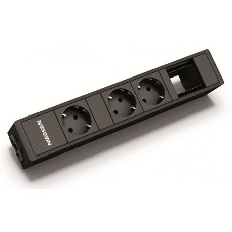 2CLA242300T1101 T2423 BL NIESSEN Conex. Surface 3BEBL+1Hueco CR BL
