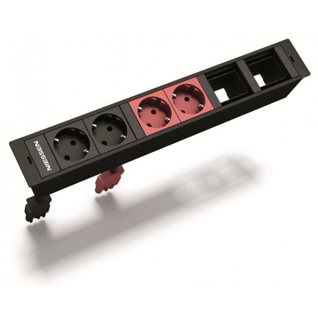 2CLA253600T1801 T2536 AN NIESSEN Posto 6 elem 2BEAN+2BERJ+2Huec LatCR AN