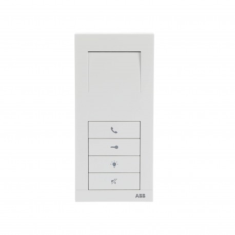 2TMA210050W0016 W2154 BL NIESSEN Teléfono manos libres, 4 puls. blanco