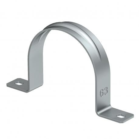 605 25 ALU 1017861 OBO BETTERMANN Anbringen Clip zwei Lappen, 25mm, Aluminium, Alu