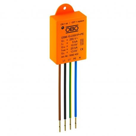 ÜSM-10-230I1P+PE 5092422 OBO BETTERMANN ПРОТЕК СИД ÜSM-10-230I1P+ПЭ, 1FAS