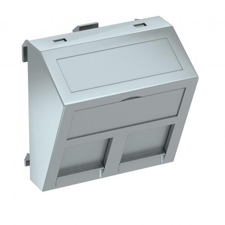DTS-2C AL1 6119254 OBO BETTERMANN La technologie de données support f. 2 modules type de connexion C, 45x45 ..