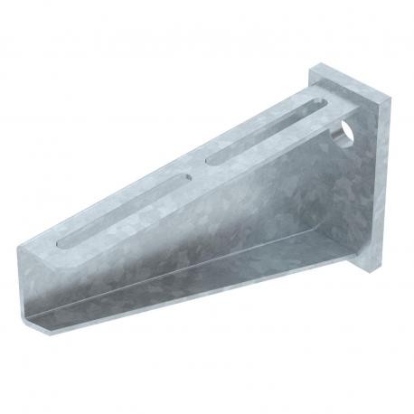 AW 80 21 FT 6417752 OBO BETTERMANN Escuadra reforzada, para pared o perfil, B210mm, galvanizado en caliente ..