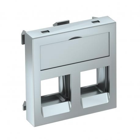DTG-02C AL1 6119284 OBO BETTERMANN La technologie de données support f. 2 modules type de connexion C, 45x45..