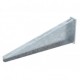 AW 80 71 FT 6417868 OBO BETTERMANN Supporto a parete testa c / saldatura di profilo, B710mm, zincatura a cal..