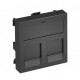 DTG-2RM SWGR1 6119294 OBO BETTERMANN DTG-2RM SWGR1, DTG-2RM SWGR1, 45x45mm, negro grisáceo, 7021, Policarbon..