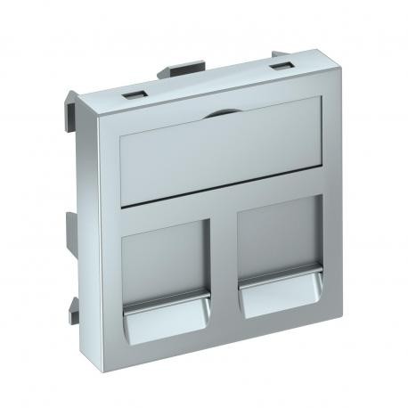 DTG-2RM AL1 6119296 OBO BETTERMANN Pour 2 modules de connexion, type R, pour les modules 2 de connexion, typ..