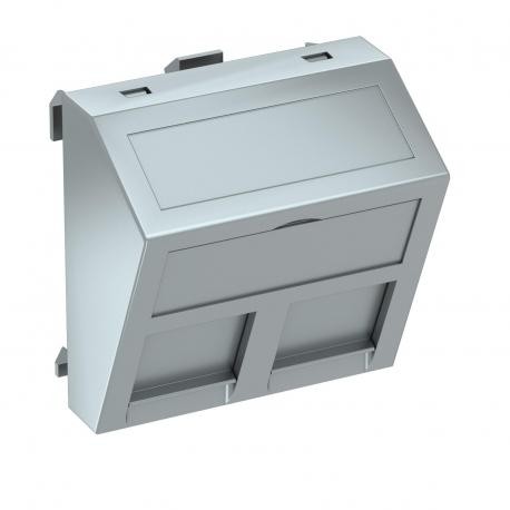 DTS-2RM AL1 6119302 OBO BETTERMANN DTS-2RM AL1, DTS-2RM AL1, 45x45mm, alluminio laccato, policarbonato, PC