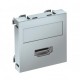 MTG-HD S AL1 6104808 OBO BETTERMANN Prendere multimediale HDMI, con connessione a vite, 45x45mm, alluminio l..