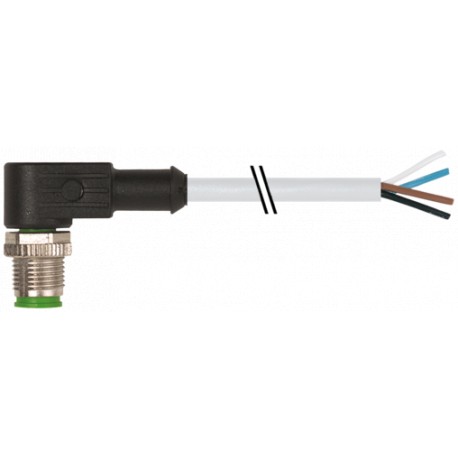 341492 MURRELEKTRONIK M12 male 90° with cablePUR 4x0.34 gy UL/CSA 110m