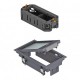 GES2 KU 7011 7429580 OBO BETTERMANN Set portamec., Canale Monte, grigio ferro, 7011, poliammide, PA