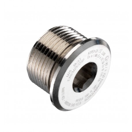 EXN/M63/DSP 7TCA297140R0144 THOMAS AND BETTS CAP EX, NICKEL-PLATED BRASS, M63