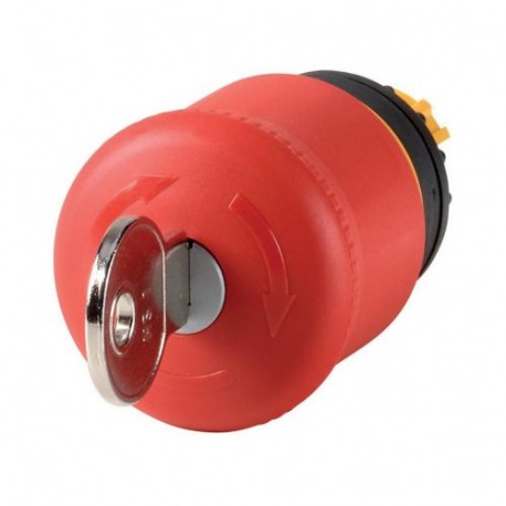 M22-PVS-MS* 216880 Y7-216880 EATON ELECTRIC Pulsante di emergenza, D 38mm, sblocco a chiave, chiusura MS sec..