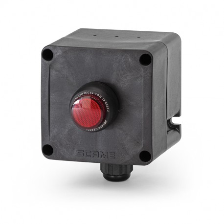 593.111-1LDR SCAME BOÎTE MURALE IP66 95x95x80mm