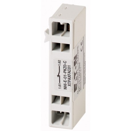 NHI-E-01-PKZ0-C 229682 XTPAXFAC01 EATON ELECTRIC Стандартный вспомогательный контакт, 1 N / C, скрытого монт..