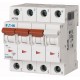 PLSM-C4/3N-MW 242535 EATON ELECTRIC Disjoncteur modulaire, 4A, 3p+N, courbe C