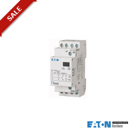Z-SC110/3S 265322 EATON ELECTRIC Impulse relay with central control, 110AC, 3 N/O, 16A, 50/60Hz, 2HP