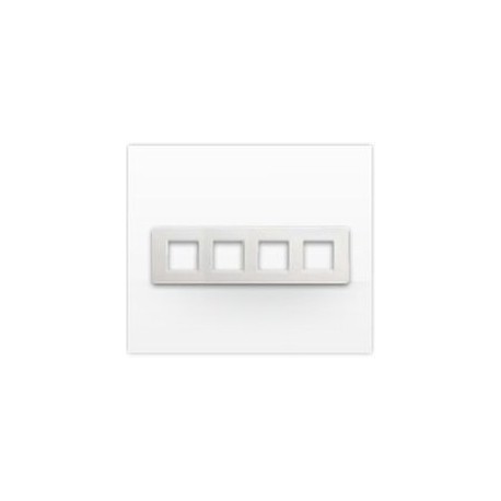C4802/4BN BTCINO LU-PLATE 2X4M WHITE