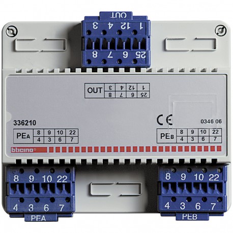 336210 BTCINO RELAY SWITCHING PLATES AU-VI