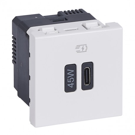 077655L LEGRAND MO-USB C 2M 45 Вт BL